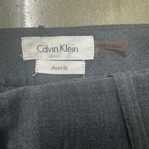 Calvin Klein Gray Short Fit Pants - Picture 2 of 3